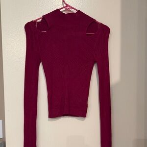 Express Women's Crew Neck Sweater - fuscia